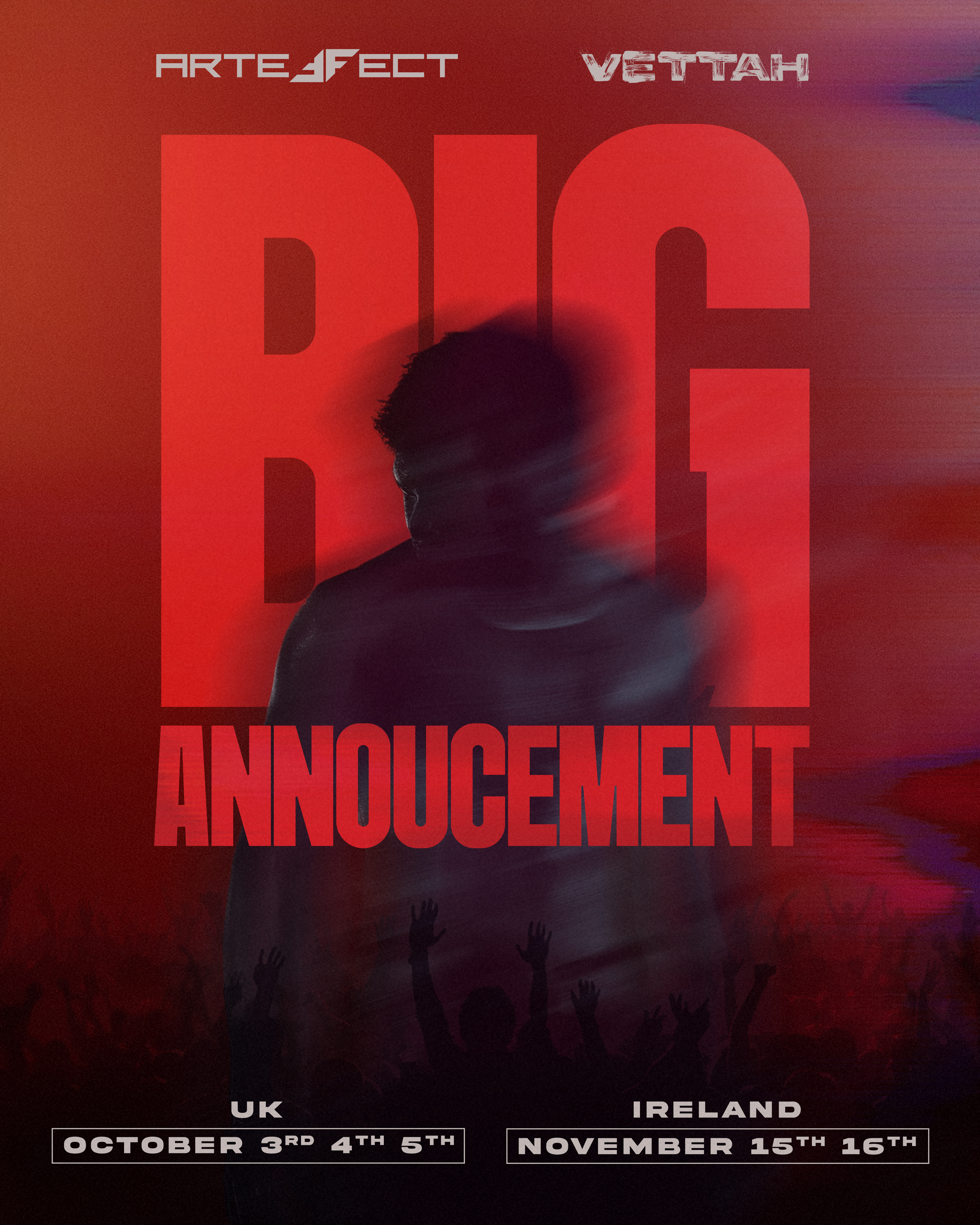 Vetta - Vedan UK and Ireland Tour Poster